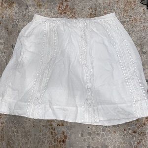 Rarely Worn, J. Crew White Skirt